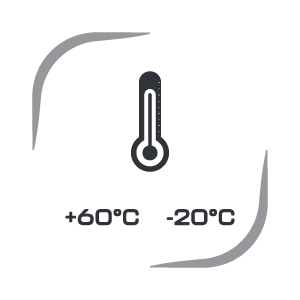 Temperatura +60 -20